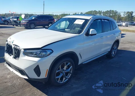 2023 BMW X3 xDrive30I z USA, uszkodzony, nr VIN 5UX53DP08P9S81267